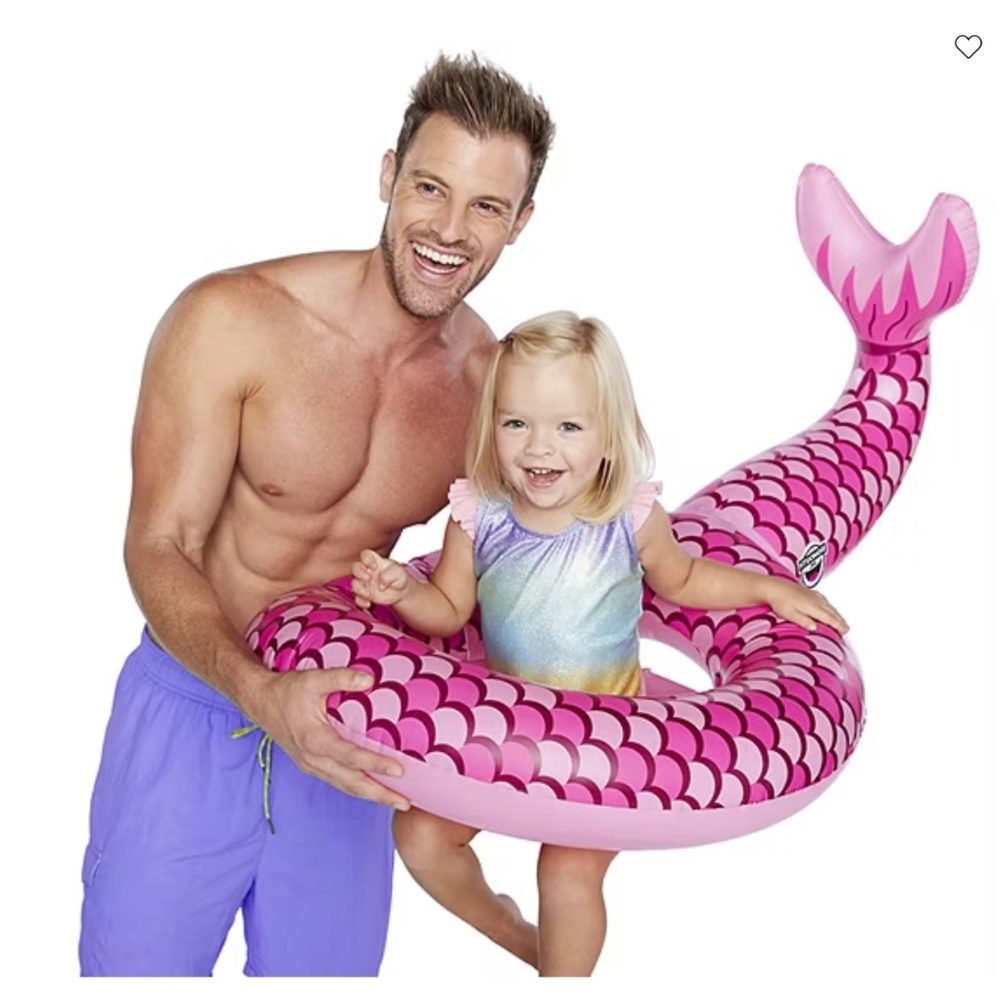 $20 Big Mouth Mermaid in Training Lil Float. (12 - 36 Months up to 40lbs) New
